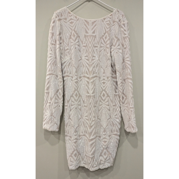 Dress The Population Lola Art Deco Sequin Dress Size XXL - Picture 11 of 11